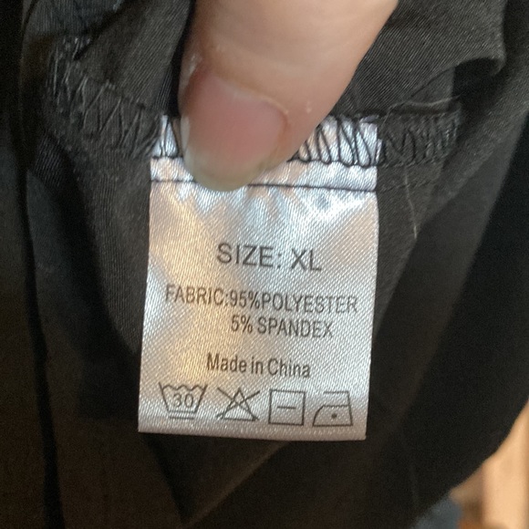 Black Ruffle Front Blouse - Picture 7 of 7